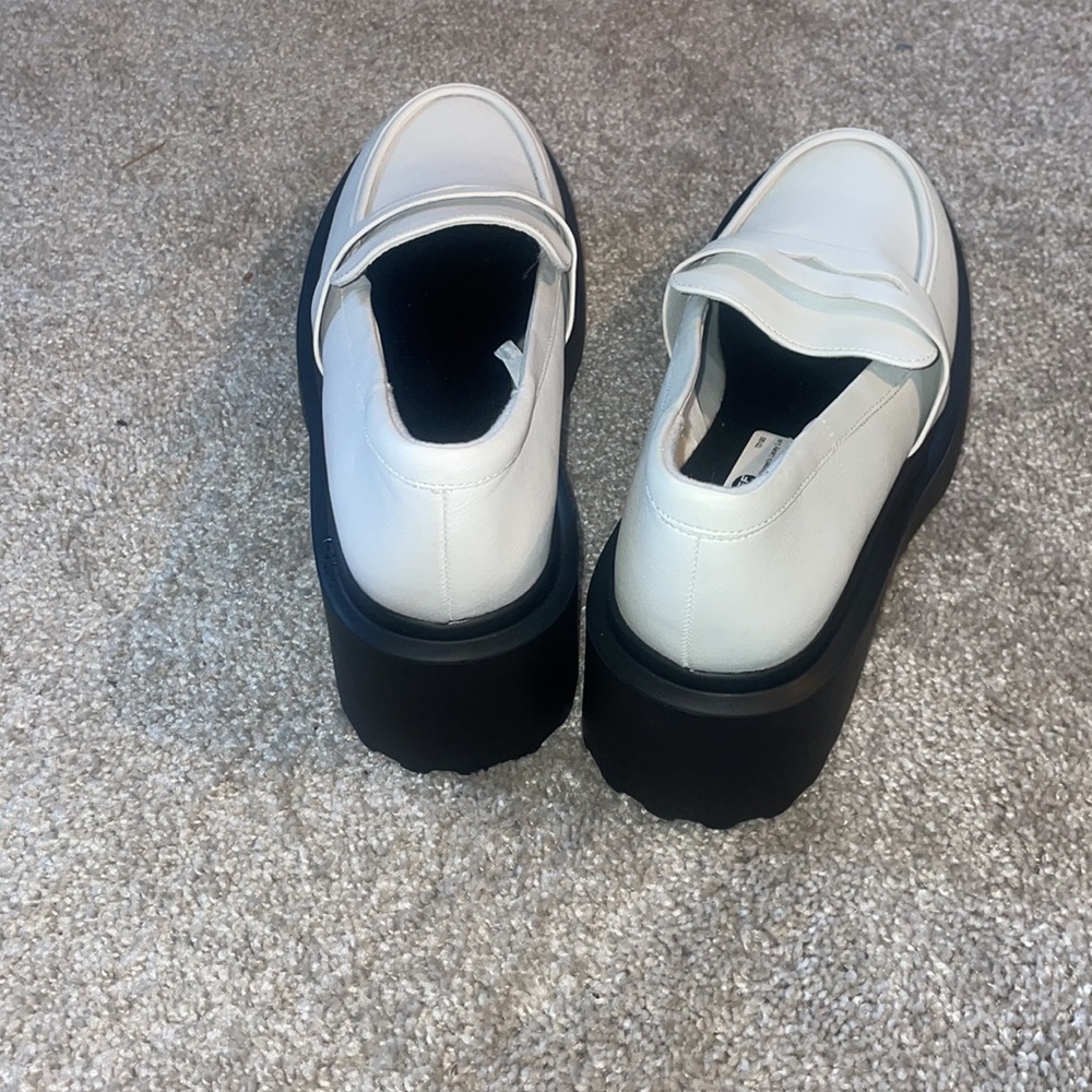 wild fable penny loafers in white with platform size 9.5 new - Picture 3 of 5